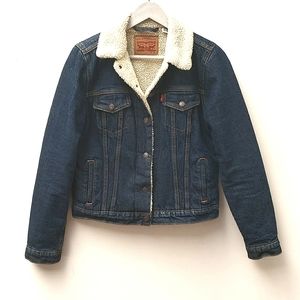 Levi's® Premium Original Sherpa Trucker Jacket Women's Size Medium